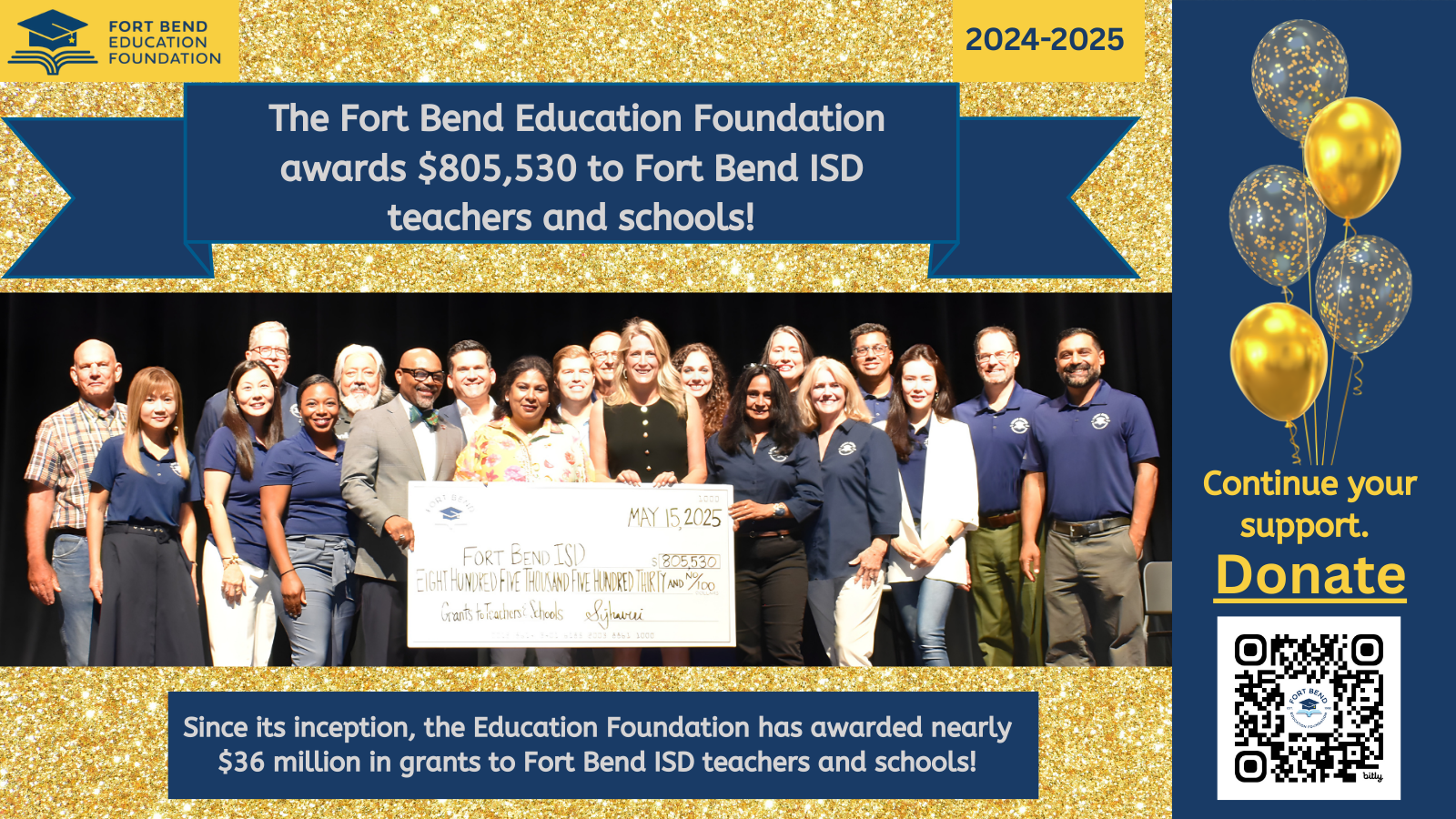  Grant Presentation Check 2025